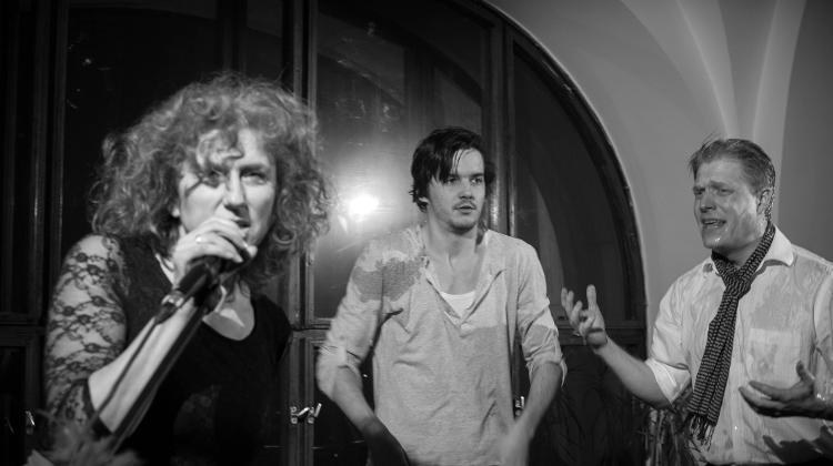 Invitation: Scallabouche Company: Impro Café,  Budapest, 24 February