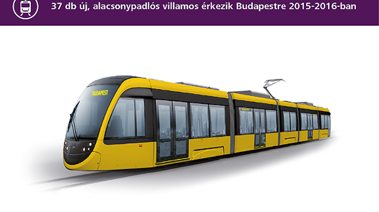 Budapest Signs HUF 27bn Tram Contract With CAF