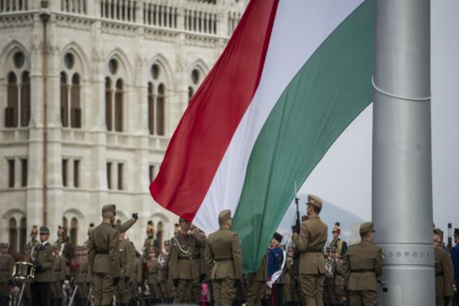 New Guard Ceremony For Kossuth Tér In Budapest