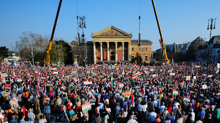 Xpat Opinion: Orban Addresses Supporters At  Political Rally IIn Budapest