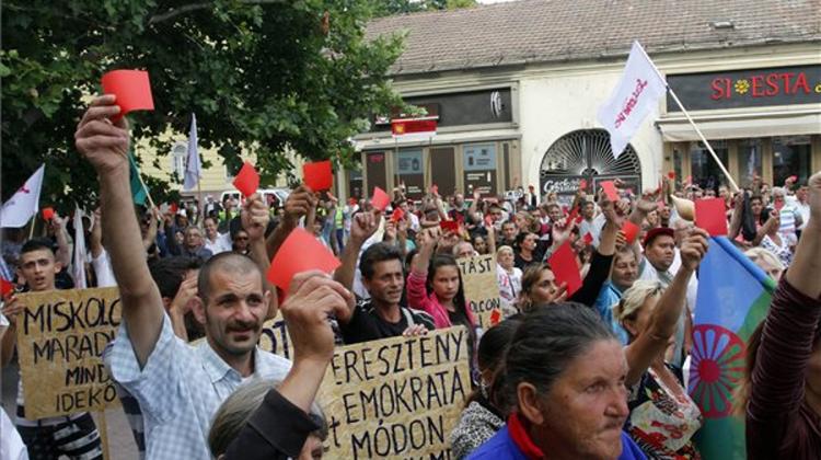 Roma Council In NE Hungary Hold Demo Against Decree On Slums