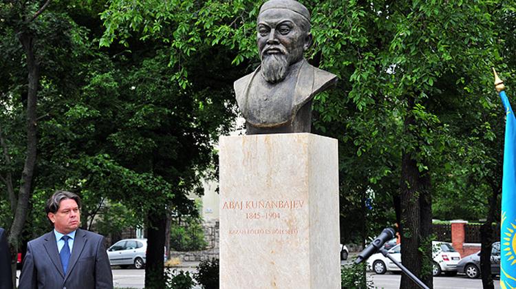 Inauguration Of The Abai Kunanbaev Bust In The City Park In Budapest