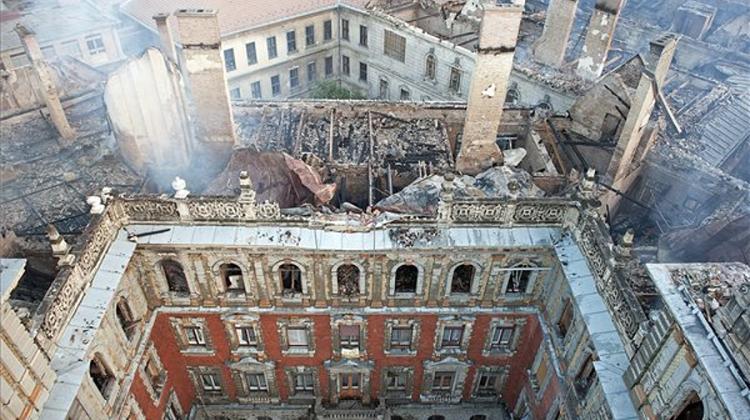 Fire Damages In Billions On Andrássy Avenue Building In Budapest