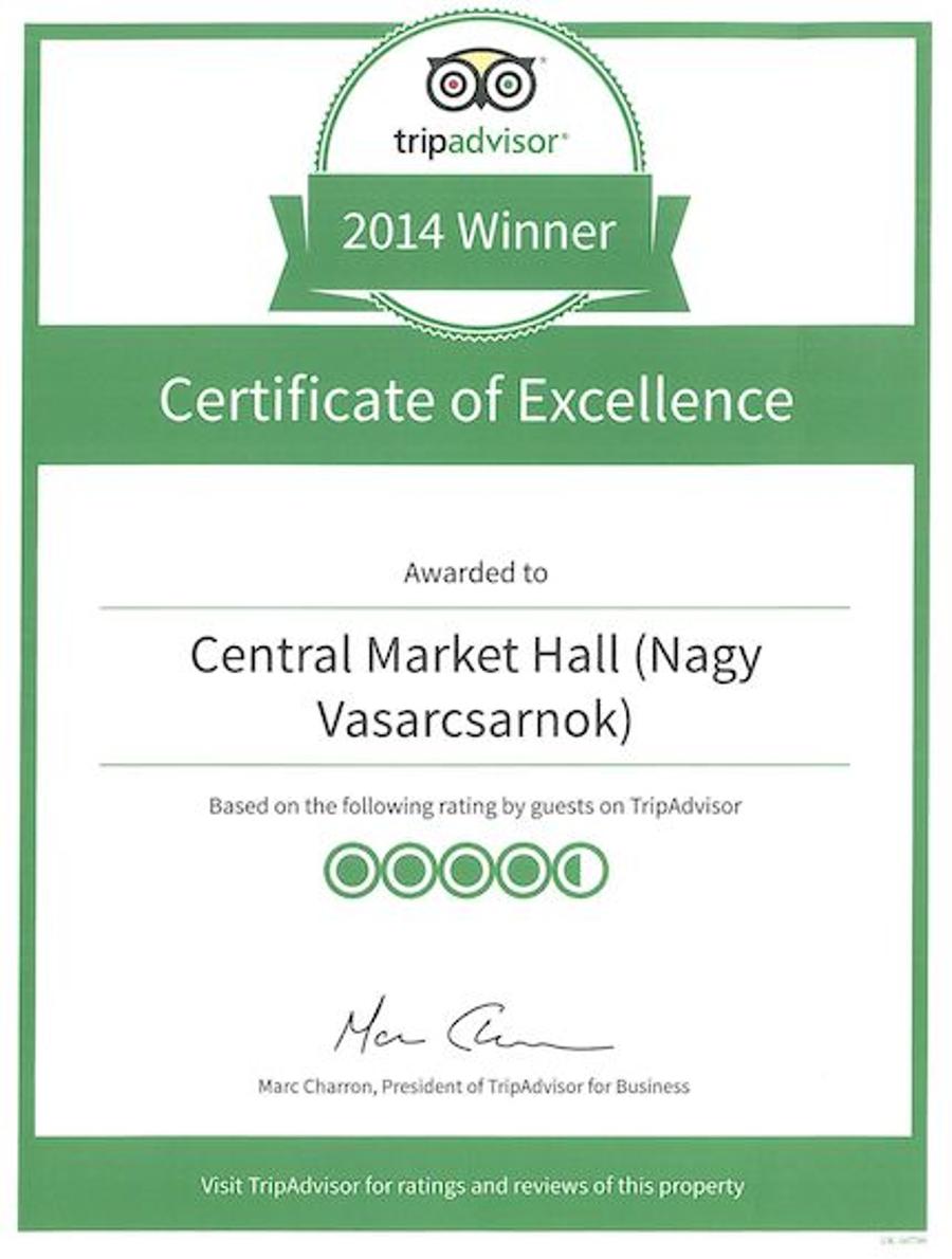 Central Market Hall In Budapest Is TripAdvisor Winner 2014