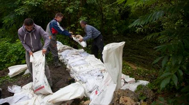 Flood Defence Efforts In Hungary In Place Along Over 200kms