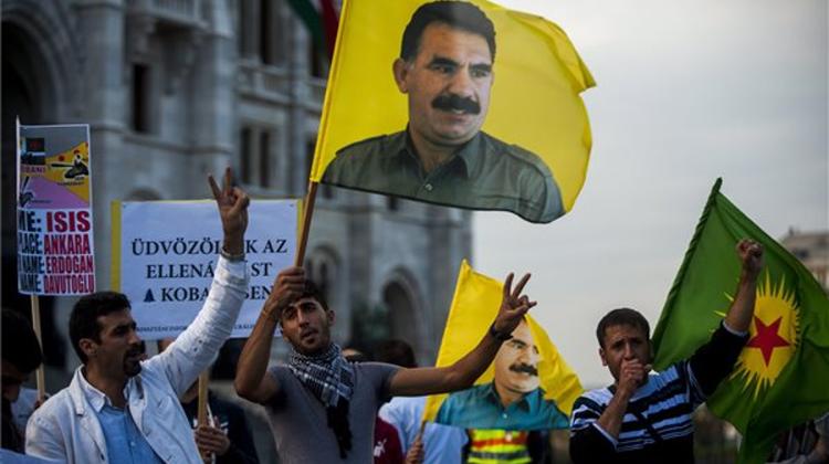 Kurds In Hungary Hold Demonstration