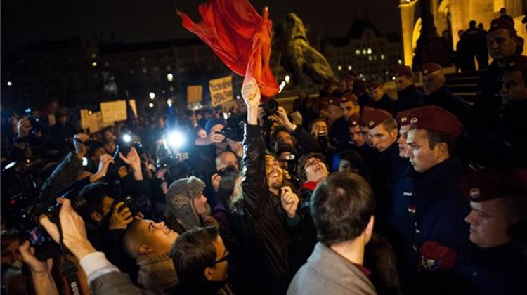 Thousands Protest In Budapest Against Corruption, Govt Policies