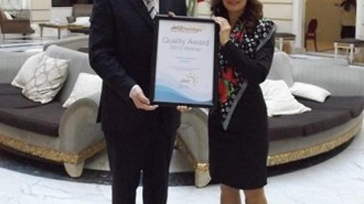 Boscolo Budapest Received The First Award This Year
