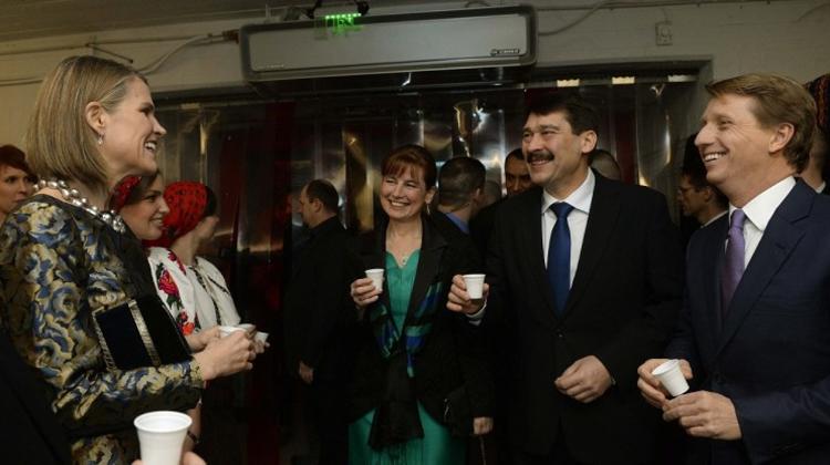 President & US Ambassador Attend Csángó Ball In Budapest