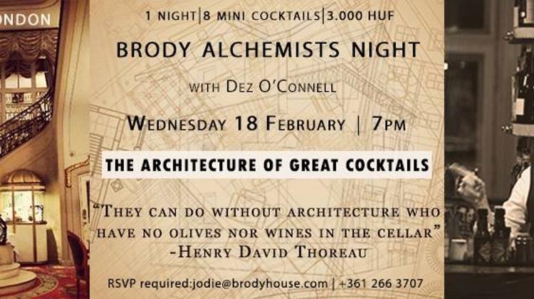 Brody Alchemists Night @ Brody Studios, 18 February