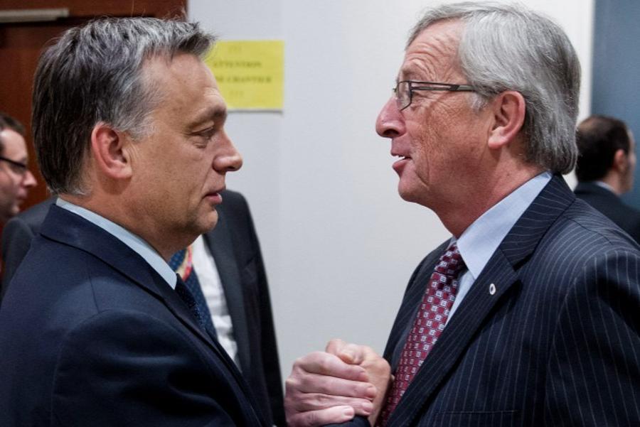 Video: EU's Juncker Slaps PM Orban, Calls Him 'The Dictator'