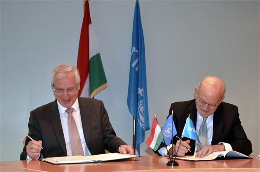 Agreement Signed On UNICEF Global Services Centre In Budapest