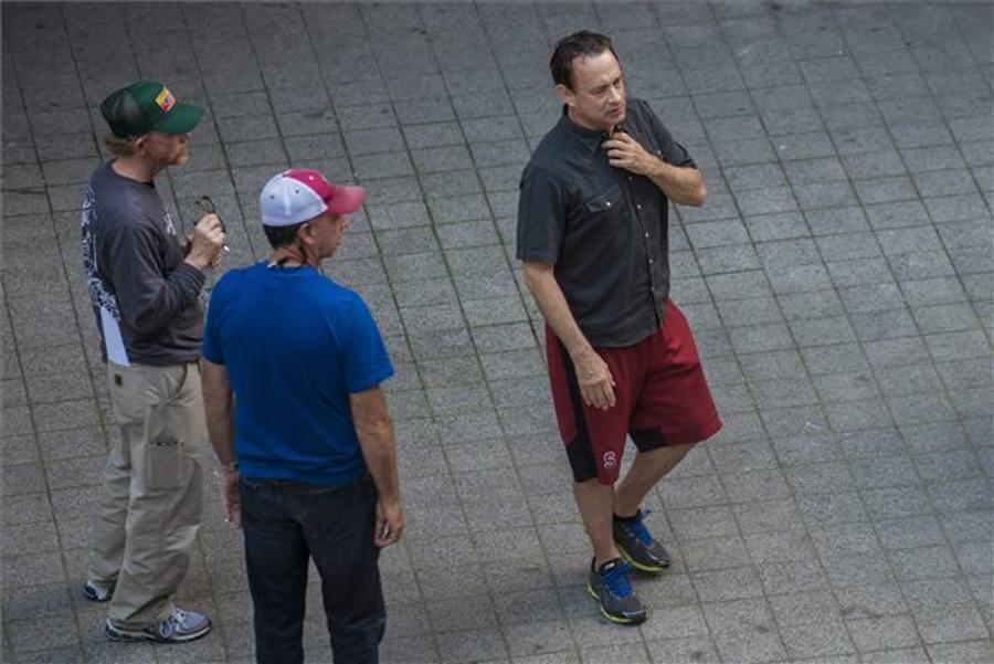 Photo Article: Tom Hanks Snapped Shooting In Budapest