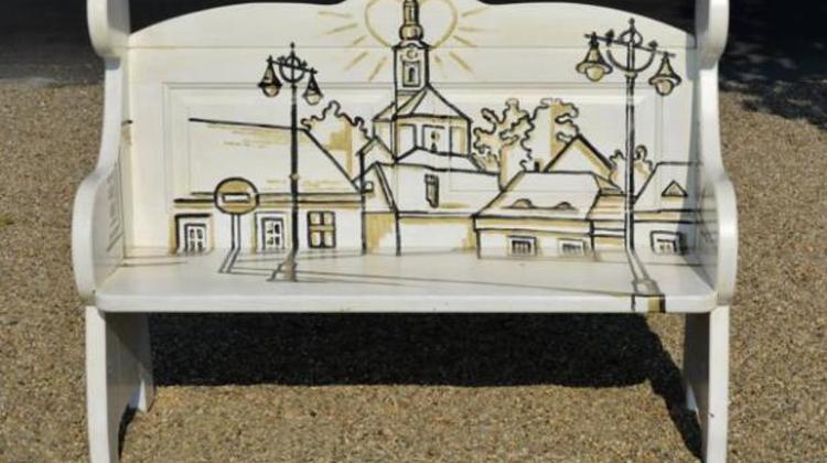 Hungary's Szentendre Gets Painted Benches On Riverside Promenade