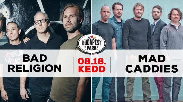 Bad Religion (USA) + Mad Caddies (USA), Budapest Park, 18 August