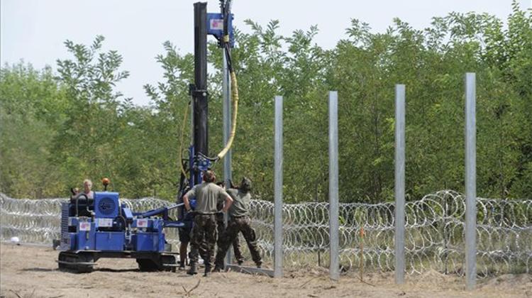 Border Fence Between Ásotthalom And Tiszasziget In Hungary Soon Ready