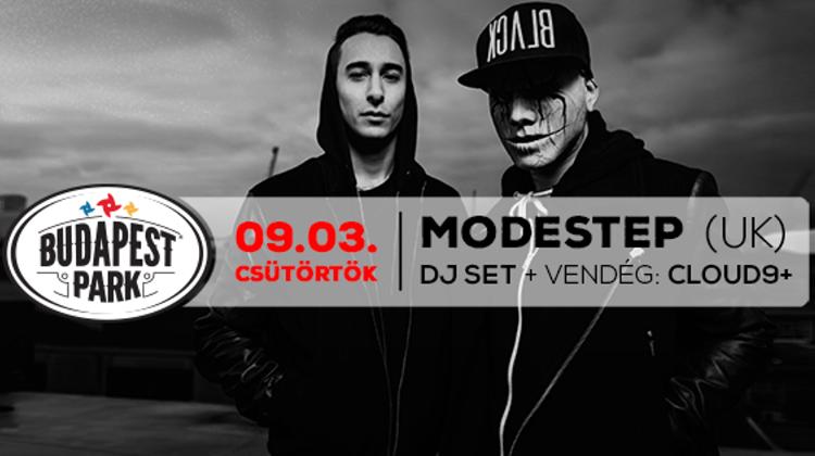 Modestep (UK) DJ Set, Guest: Cloud9+, Budapest Park, 3 September