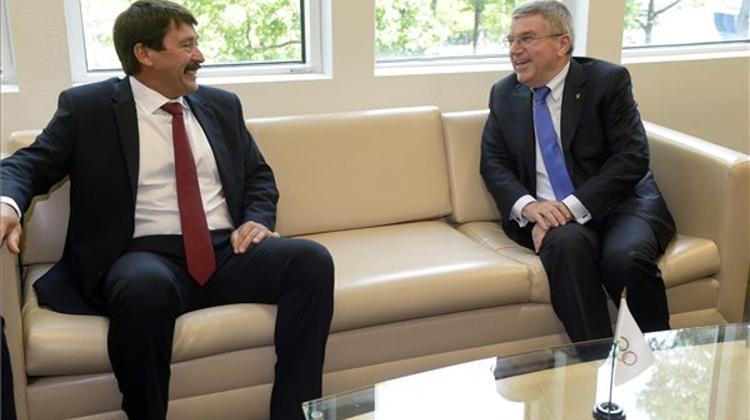 Áder Meets IOC President, Lobbies For 2024 Olympics In Budapest