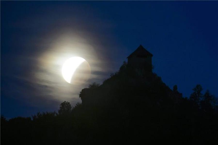 Supermoon In Hungary On Monday