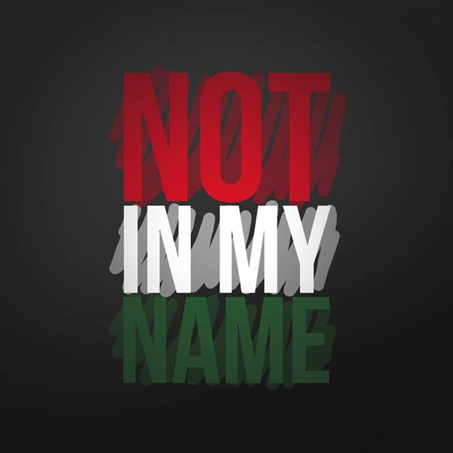 'Not In My Name', Demonstration Organised By Migration Aid Budapest, 2 September