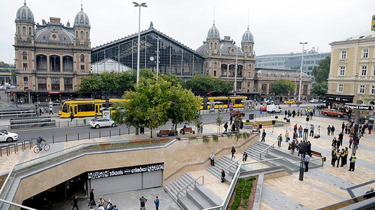 Ribbon-Cutting Ceremony Of The Renewed Nyugati Tér In Budapest