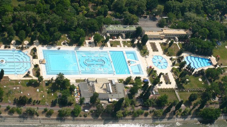 Swimming Complex On Margaret Island in Budapest Under Renovation