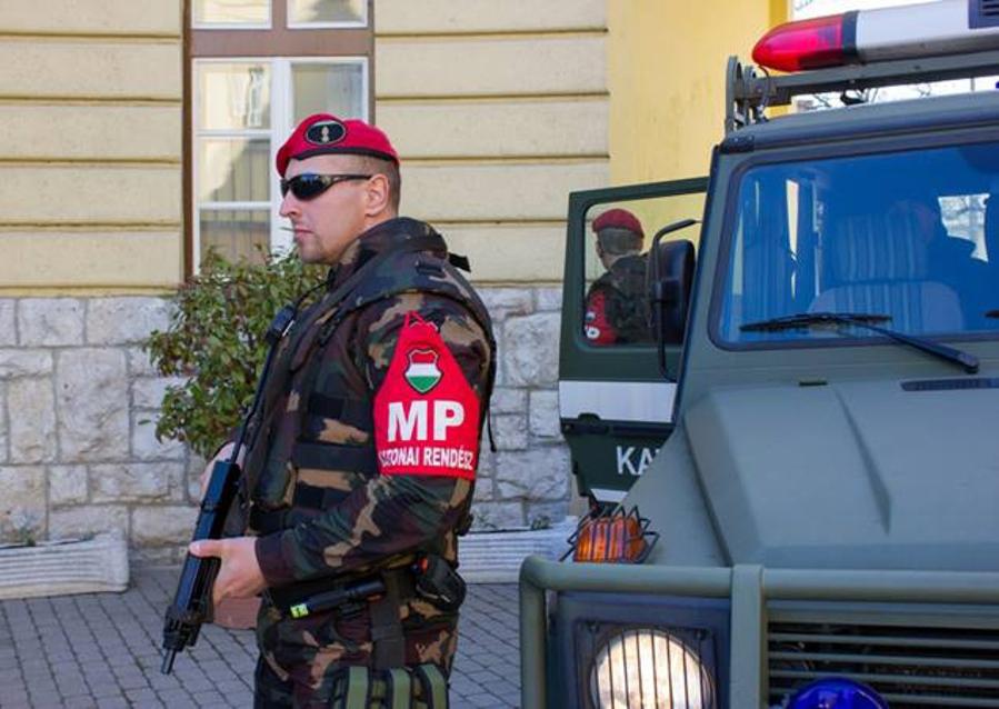 Military Police Continue Securing Public Areas In Hungary