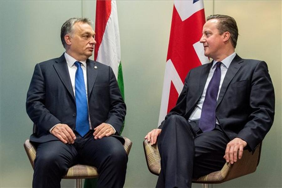 British Prime Minister David Cameron To Visit Budapest On Thursday
