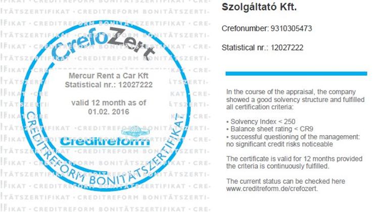 Hertz Car Hire Hungary Received Professional Recognition