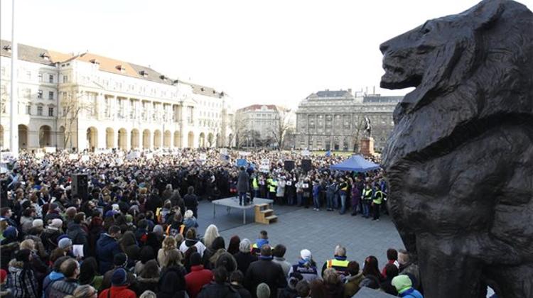 Thousands Demonstrate Against Animal Cruelty In Budapest