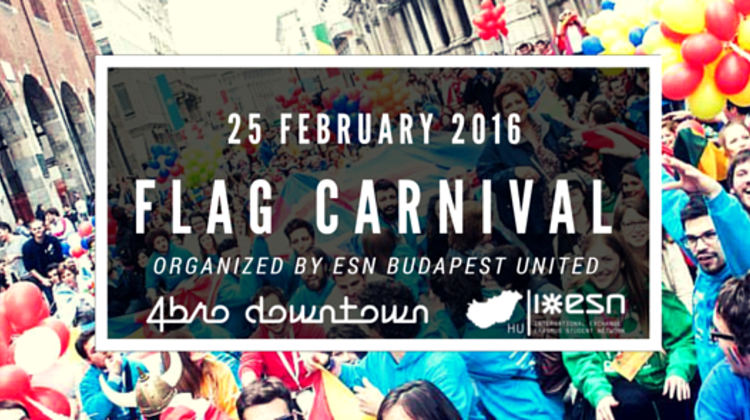 Flag Carnival, Budapest, 25 February