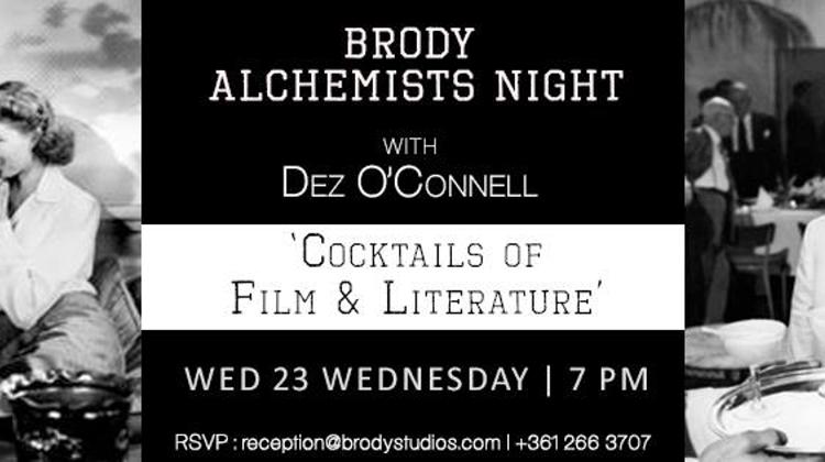 'Cocktails Of Film &  Literature', Brody Studios, 23 March