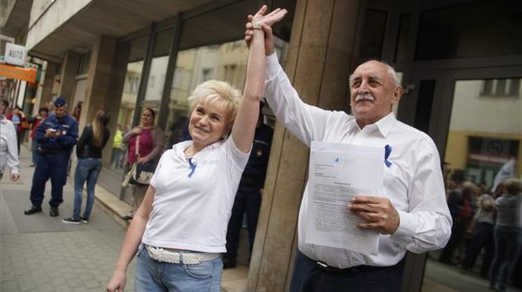 Hungarian Workers Protest Against Sunday Shopping