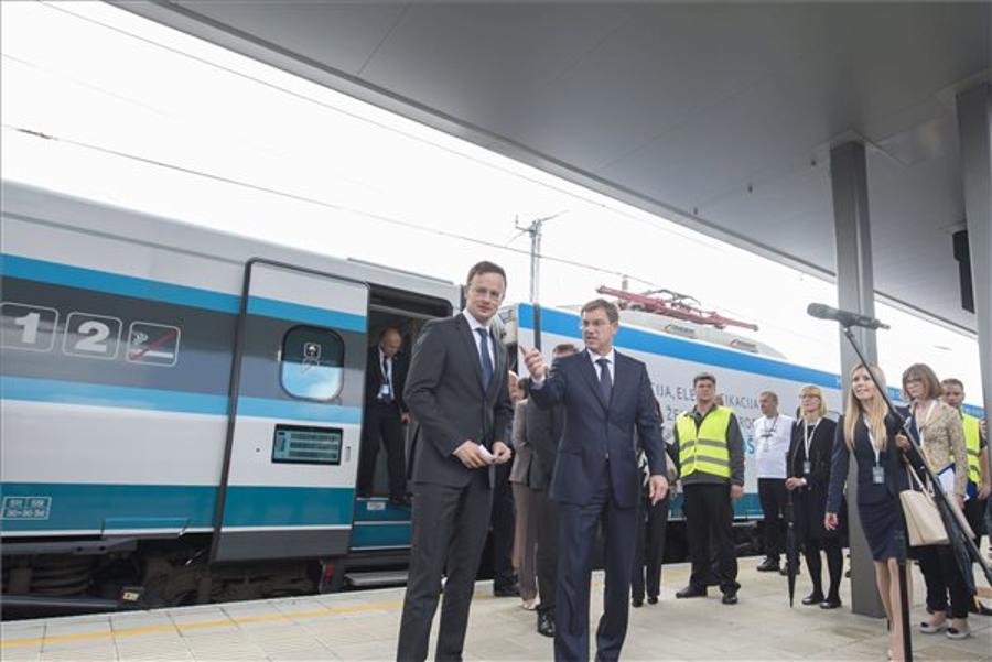 Foreign Minister, Slovenian PM Inaugurate Upgraded Pragersko-Hodos Railway Line