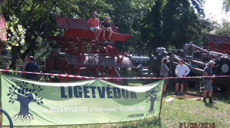 Video: Security Guards Clash With City Park Protesters