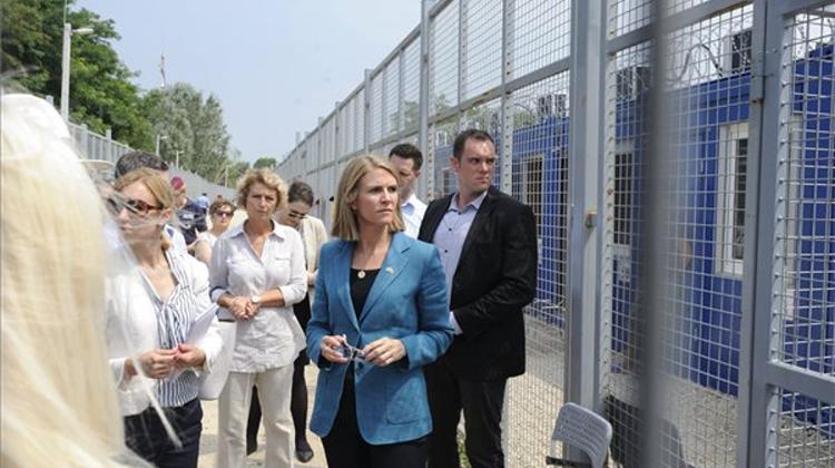 US Ambassador Visits Migrant Transit Zone At Serbia Border