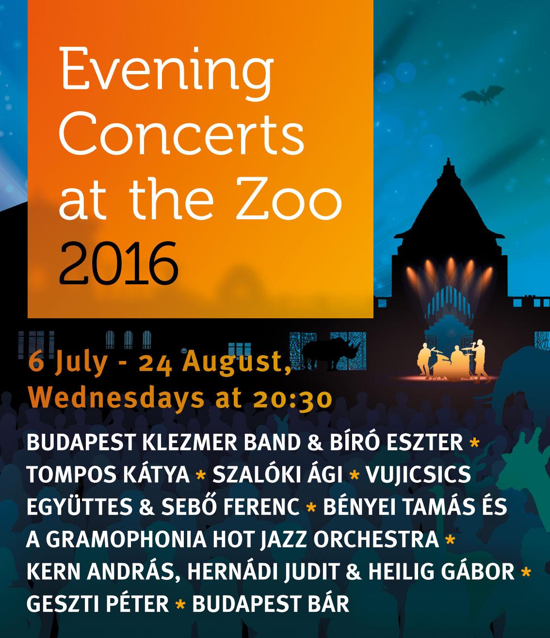 Evening Concerts At Budapest Zoo, Until 24 August