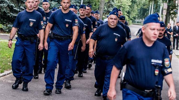 Hungarian Police Unit Departs To Help Patrol Macedonian-Greek Border