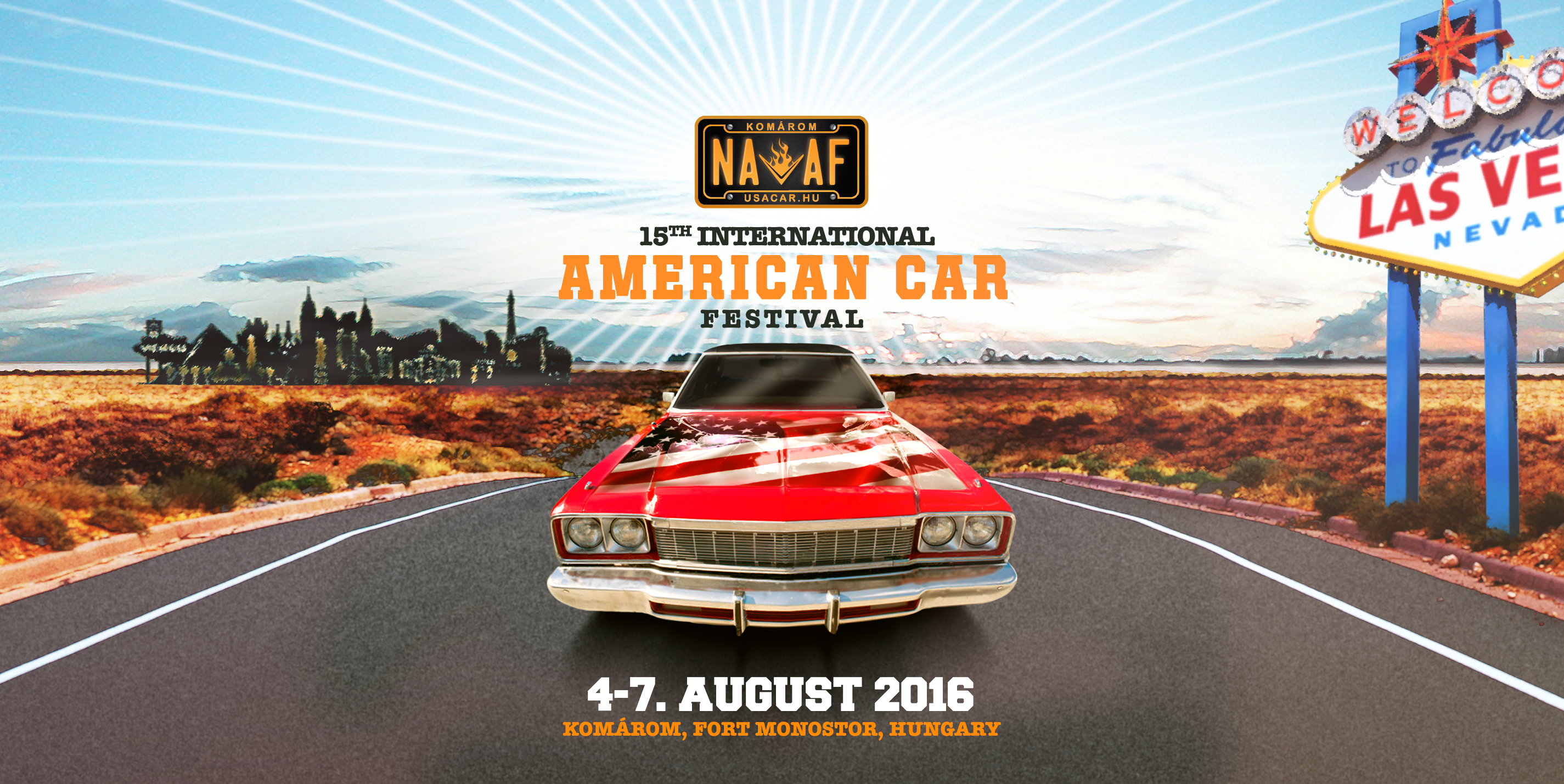 American Car Festival, 4 – 7 August, Komárom In Hungary