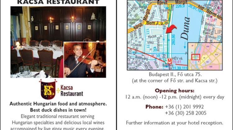 Enjoy A Free Glass Of Tokaj Wine In Kacsa Restaurant With MINICARDS