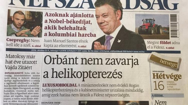 Xpat Opinion: Népszabadság Saga Rolls On