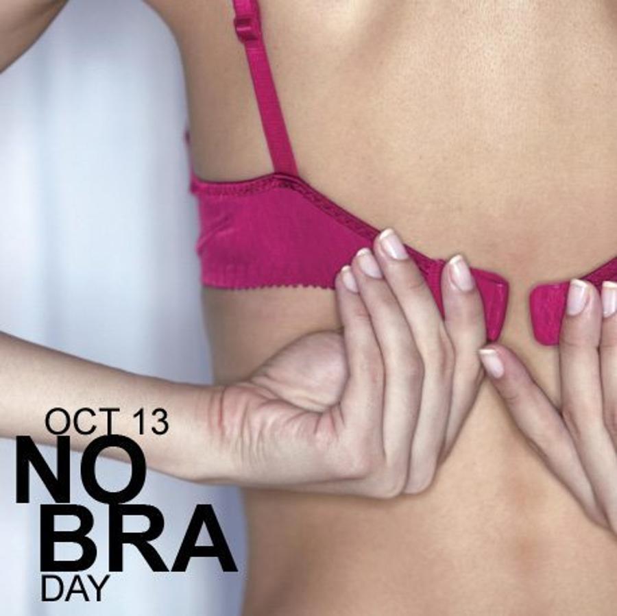 International No Bra Day, 13 October