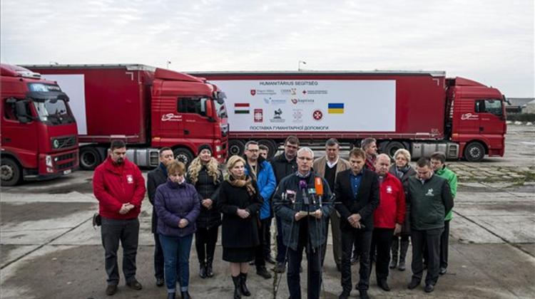 Hungary Sends 56 Tonnes Of Humanitarian Aid To Ukraine