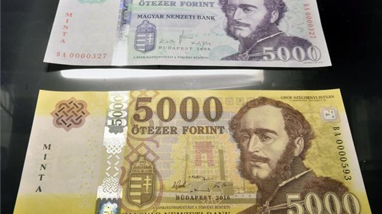 Color-Cycling Hungarian Money - Hungarian 5000 Forint Banknotes Will Be Yellowed