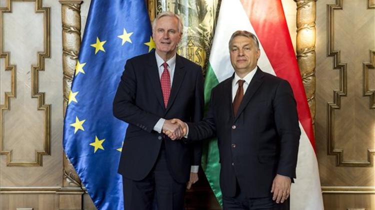 EU Brexit Negotiator Barnier Holds Talks In Budapest