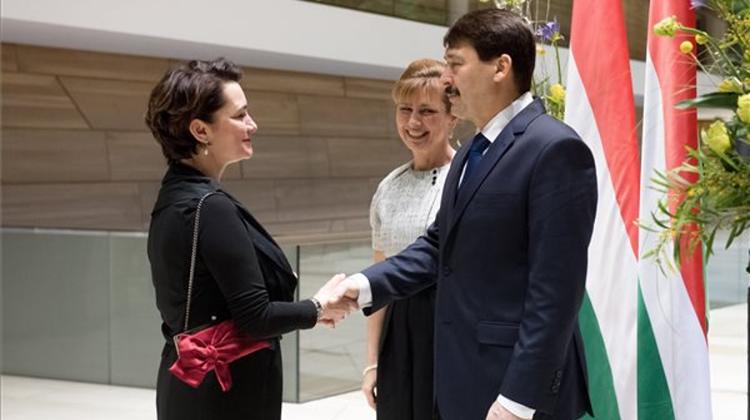 Hungary’s President Greets Diplomats For New Year