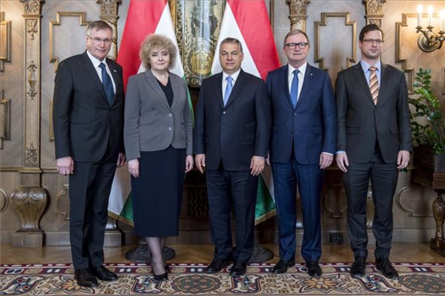 Orbán At Talks With Polish, German, Austrian Deputy Speakers