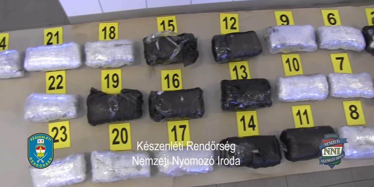 Video: Hungarian Police Seize 20.7 Kilos Of Marijuana At Serbian Border