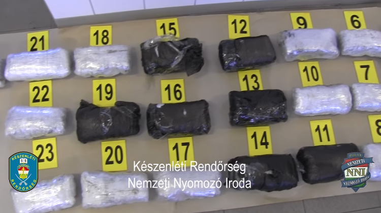 Video: Hungarian Police Seize 20.7 Kilos Of Marijuana At Serbian Border