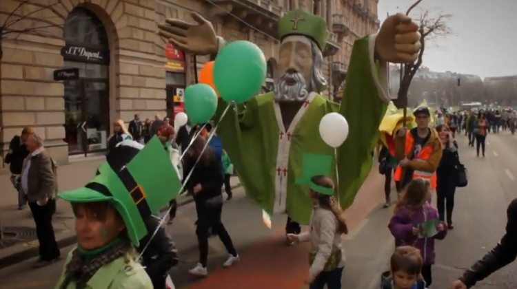 Video: Budapest Going Green For St Paddy